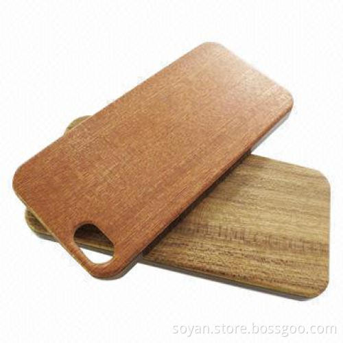 Genuine wood attached by pressing on back of PC case, suitable for Apple iPhone5